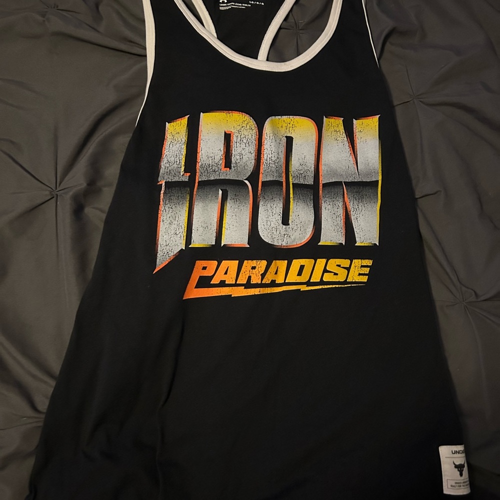 The Rock UA brand tank top